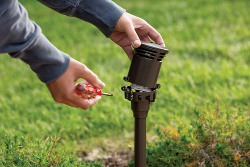 Mosquito-repellent fixtures protect your family.